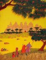 Иллюстрации Дэвида Вишневски из книги «Sundiata: Lion King of Mali» (1992)