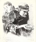 Плюшкин. Илл. к поэме Н. В. Гоголя 